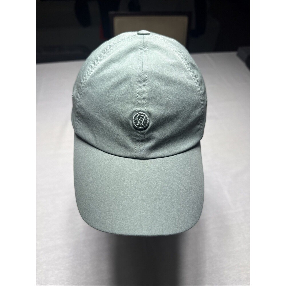 Lululemon Women’s Fast And Free Running Wicking Stretch Hat Teal Green,One Size